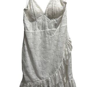 Elegant White Lace Dress